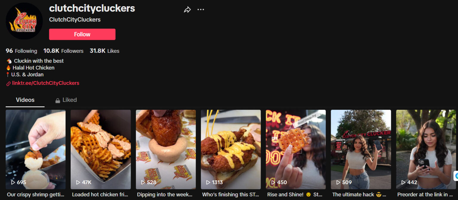Clutch City Cluckers Tiktok Profile